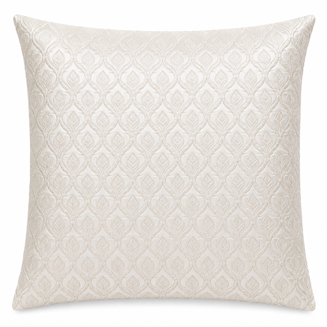 Ornate Gold Motif Brocade Silk Cushion Cover 18"x18"